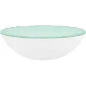 Syfax Lavandino in Vetro Temperato 42x14 cm Bianco