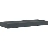 Syfax Lavandino 120x46x11 cm Blocco in Marmo/Minerale Antracite