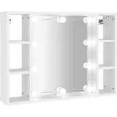 Syfax Mobile a Specchio con LED Bianco 76x15x55 cm