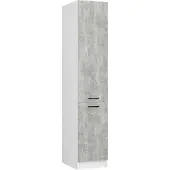 Akord Armadio Oliwia Bianco/Cemento 40X57X205 Cm