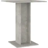 Syfax Tavolo da Bistrot Grigio Cemento 60x60x75 cm Legno Multistrato