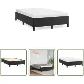 The Living Store struttura letto nera 120x190 cm in ecopelle