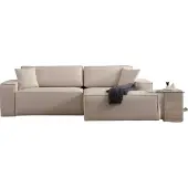AEA Stilvolle L-Form Wohnzimmer Weiße Couch Textil Sofas Exklusive Ecksofas