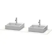 Duravit Console XSquare, 2 découpes, 1600x16x550mm, XS063HB3939, XS063HB3939