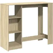 Syfax Tavolo Bar con Ripiano Rovere Sonoma 124x46x103,5cm Multistrato