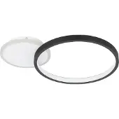 Eglo Plafoniera LED Gafares, alluminio nero 41 cm telecomando CCT