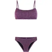 Protest Women's PRTJag Bralette Bikini Bikini Donna (42, lilla)