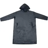 vidaXL Coperta con cappuccio blu navy L flanella