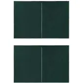 Syfax Parete per Tendostruttura in PE 2 pz con Zip Verde
