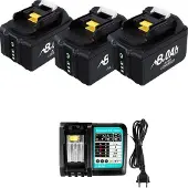 OEM Batteria di ricambio, capacità 8000mAh, compatibilità 18V, 3X8.0Ah1XCaricatore