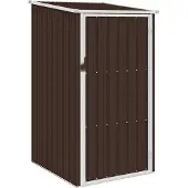 Syfax Capanno da Giardino Marrone 87x98x159 cm in Acciaio Zincato