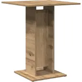 Syfax Tavolo da Bistrot Rovere Artigianale 60x60x75 cm in Truciolato