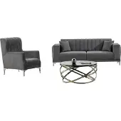 AEA Sofa 3-Sitzer Wohnzimmer-Set Relaxgarnitur Komplettsofa Couch Lounge-Garnitur
