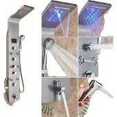 OEM Rubinetteria per doccia, funzione a pioggia, acciaio inossidabile resistente, nichel 8009