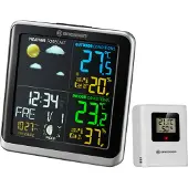 Bresser stazione meteo ClimaTemp TB 14,4 cm nero 3 pezzi