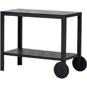 Ebuy24 Carrello Laust Sevier, nero e nero.