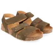 Haflinger Women's Leni Sandali Donna (36, marrone)