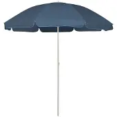 Syfax Ombrellone da Spiaggia Blu 240 cm