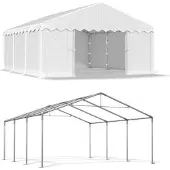 Das Company Tenda del magazzino estivo 4x6 Bianco SUMMER MPE