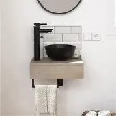MOB-IN Lavabo da appoggio spesso + lavabo SOHO
