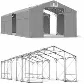 Das Company 8x25 grigio Magazine Tenda POLAR PLUS MFR