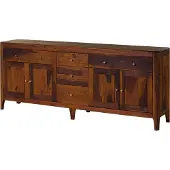 MASSIVMOEBEL24.DE | Credenza Zusatz walnuss 200x40x80 oliato noce BROOKLYN #29