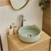 MOB-IN Lavabo da appoggio tondo 36 x 36 cm DIEGO