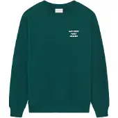 Drôle de Monsieur Felpa a girocollo in cotone con logo