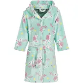 Playshoes Accappatoio 'Einhorn' menta / lilla / rosa / bianco