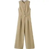 Mango Tuta jumpsuit 'Cole' cachi