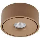 Arcchio Plafoniera LED Rotari, marrone, up and down