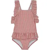 Huttelihut Kid's Swimsuit Costume intero Bambini (128, fuchsia)