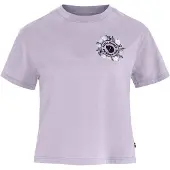 Fjällräven Women's Fjällblomster Logo T-Shirt T-shirt Donna (L, lilla)