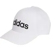Adidas Cappello da baseball sportivo 'Linear' nero / bianco