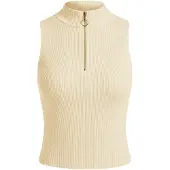 Imily Bela Top in maglia champagne