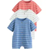 Next Tutina / body per bambino opale / blu cielo / melone / bianco
