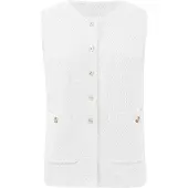 Imily Bela Gilet in maglia bianco