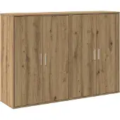 Syfax Credenza 2 pcs Rovere artigianale 60 x 31 x 84 cm
