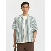 Selected Camicia A Maniche Corte Uomini Verde M