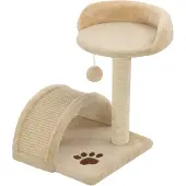 vidaXL Tiragraffi per gatti in sisal 40 cm Beige e marrone