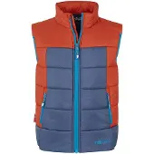 TROLLKIDS Kid's Hardanger Vest Gilet sintetico Bambini (140, blu)