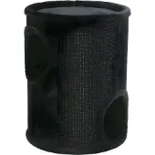Nobby Cuscino per animali domestici "DASHA I", colore nero, diametro 38 cm, altezza 50 cm