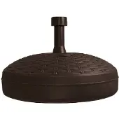 IPAE Progarden Supporto per ombrellone in rattan antracite
