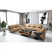 AEA Modernes Sofa Sofagarnitur 321 Sitzer Couchtisch Garnituren Leder Gruppe 4tlg