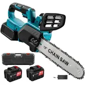OEM Motosega elettrica, motore brushless, modello senza fili, con 2 batterie