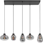 Steinhauer Reflexion lampada a sospensione, a 5 luci 100x30cm