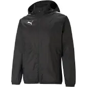 Puma Giacca sportiva 'teamLIGA' nero / bianco