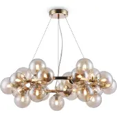 Maytoni Lampada a sospensione Dallas rotonda, oro