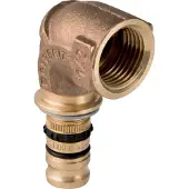 Geberit Mepla Übergangswinkel Rotguss, mit Innengewinde 26mmx3/4