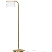 Maytoni Piantana in vetro Cabaret, ottone, altezza 126,5 cm
